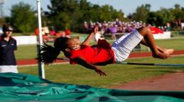 University of Free State high jumping student